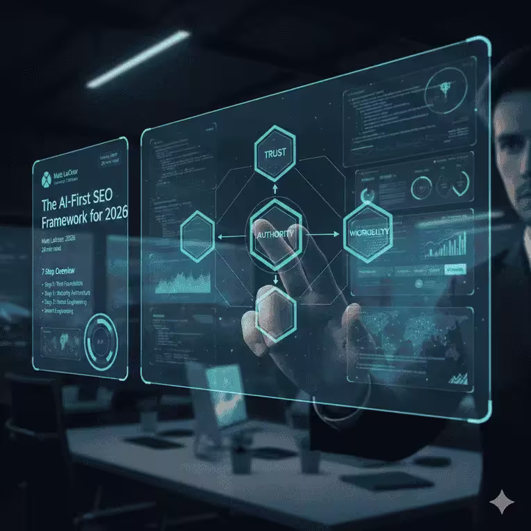 AI Search Optimization framework — get recommended by ChatGPT, Perplexity, Gemini, and Google AI Overviews